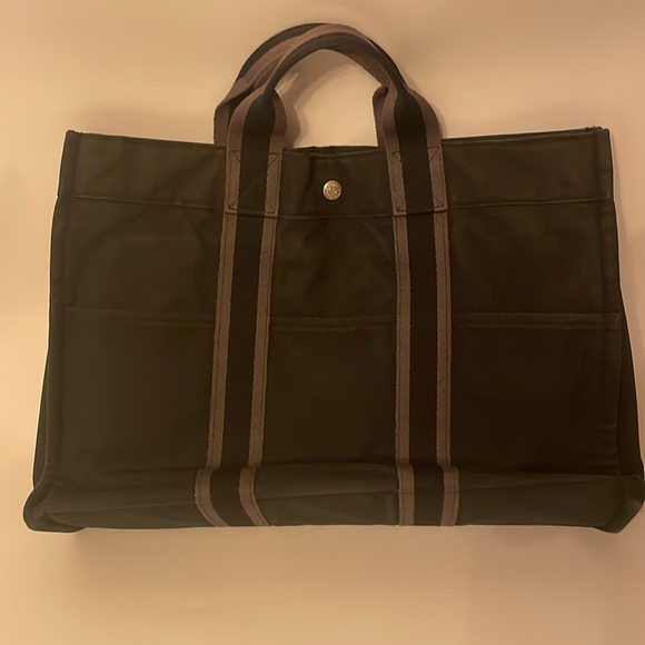 Hermès Fourre-Tout MM Bag Black Hermès Tote Bag Hermes Tote Hermes Bag Luxury 💼 - Picture 12 of 16